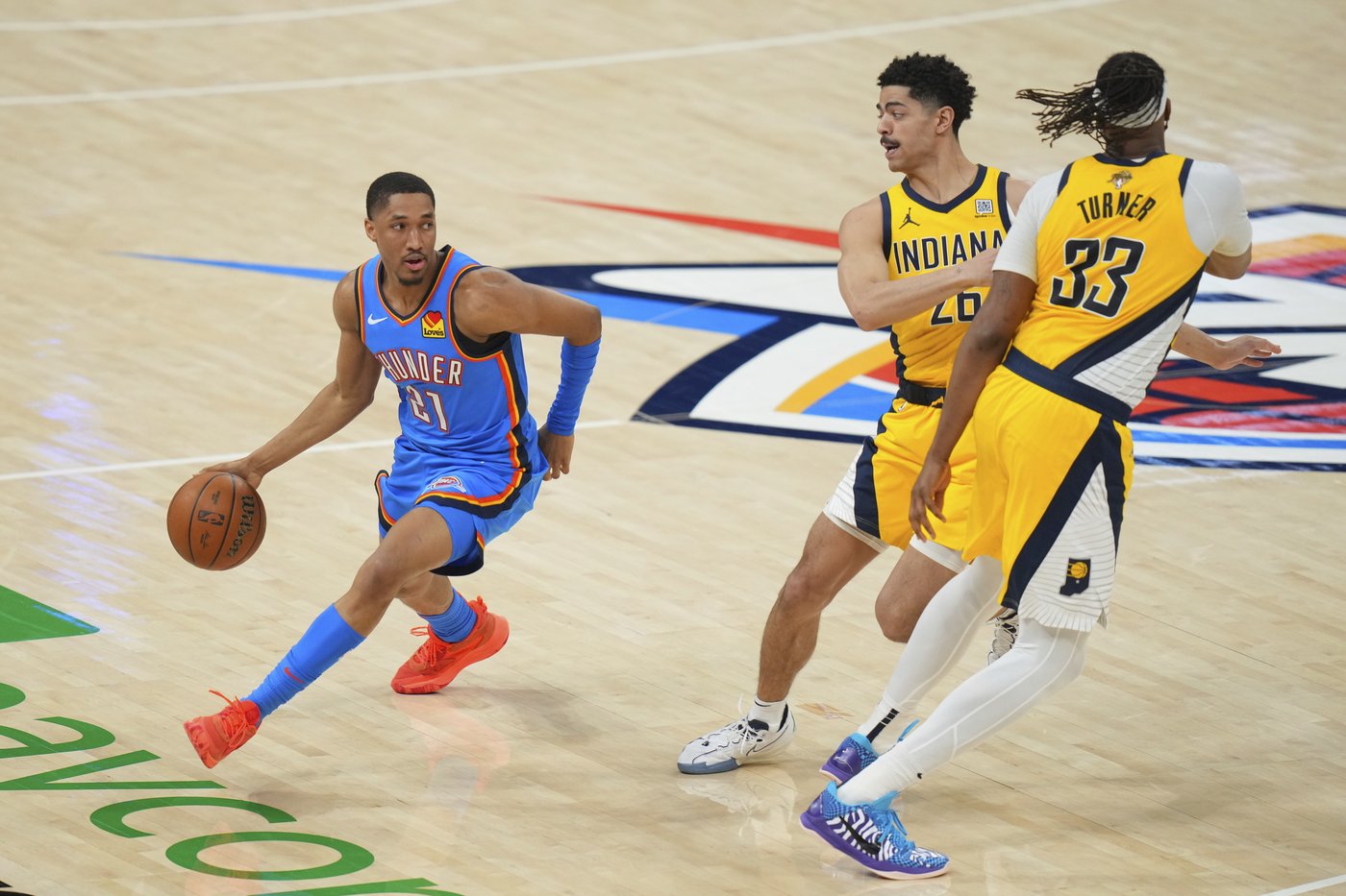 Shai Gilgeous-Alexander gets help in Game 2 as Thunder roll past Pacers to even NBA Finals | iNFOnews.ca Shai Gilgeous-Alexander gets help in Game 2 as Thunder roll past Pacers to even NBA Finals | iNFOnews.ca