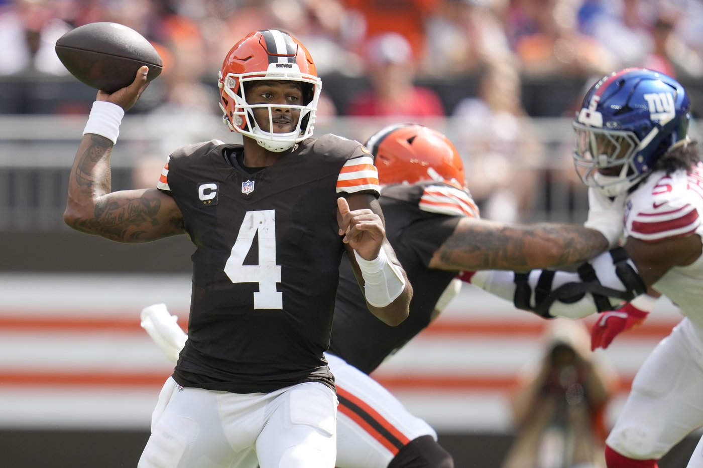 Rookie Malik Nabers catches 2 TD passes from Daniel Jones as Giants hold off banged-up Browns 21-15 | iNFOnews.ca Rookie Malik Nabers catches 2 TD passes from Daniel Jones as Giants hold off banged-up Browns 21-15 | iNFOnews.ca
