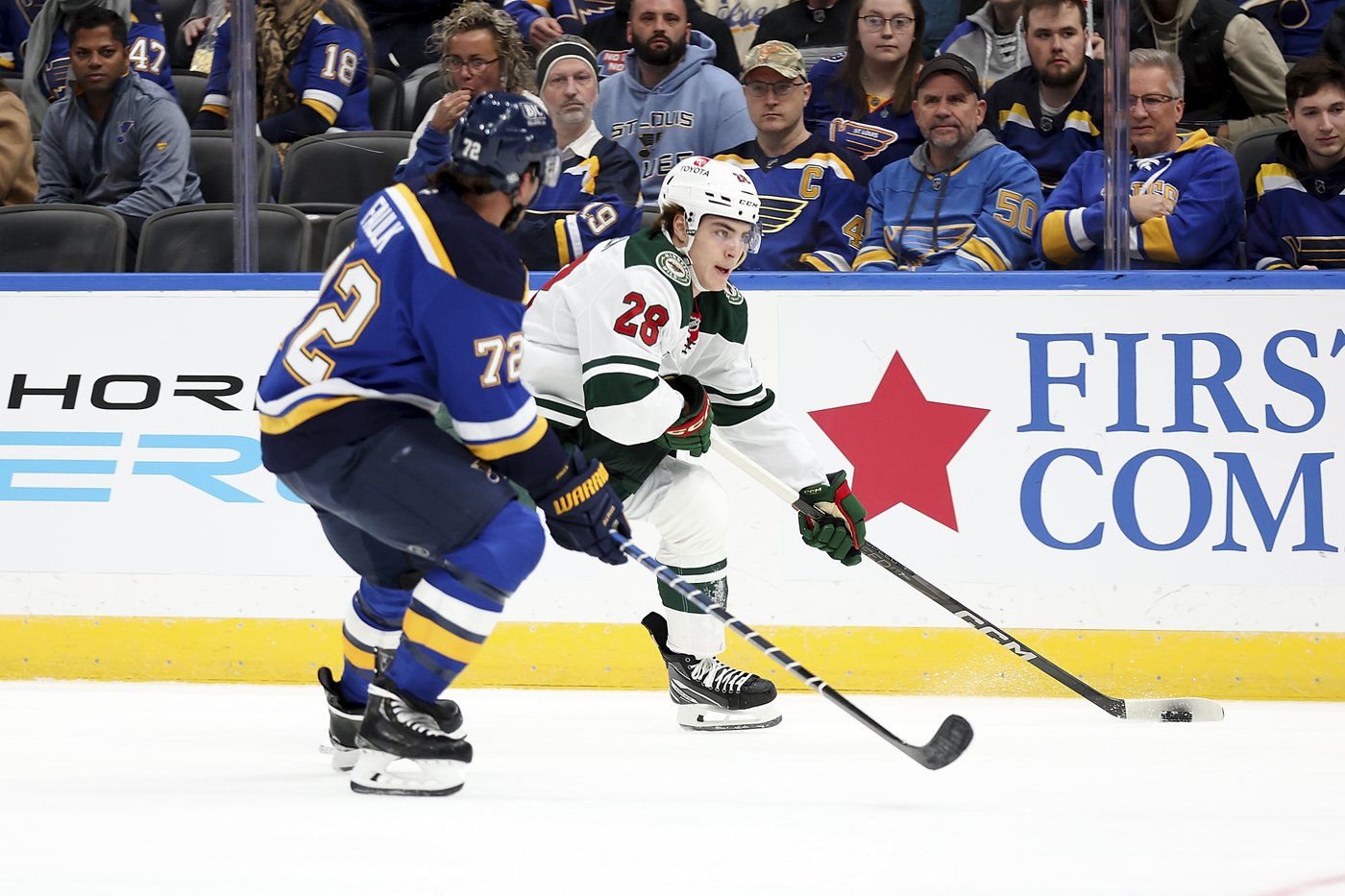 Goalie Gustavsson makes 27 saves, scores an empty-netter, Wild beat Blues 4-1 | iNFOnews.ca Goalie Gustavsson makes 27 saves, scores an empty-netter, Wild beat Blues 4-1 | iNFOnews.ca
