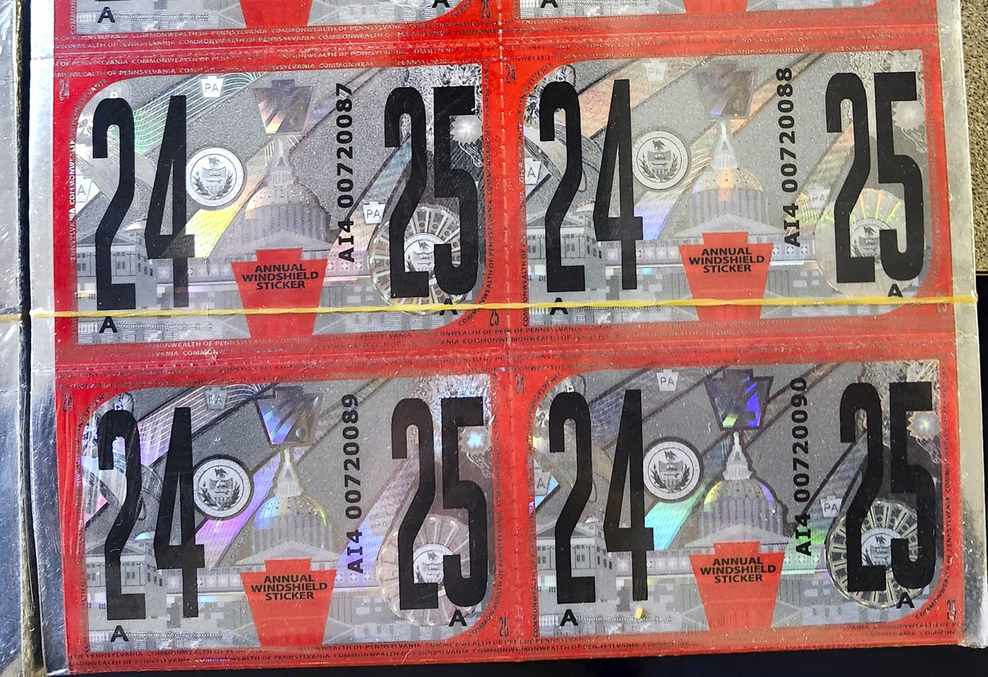 Customs agents seize 22,000 fake Pennsylvania vehicle inspection stickers shipped from Israel | iNFOnews.ca Customs agents seize 22,000 fake Pennsylvania vehicle inspection stickers shipped from Israel | iNFOnews.ca