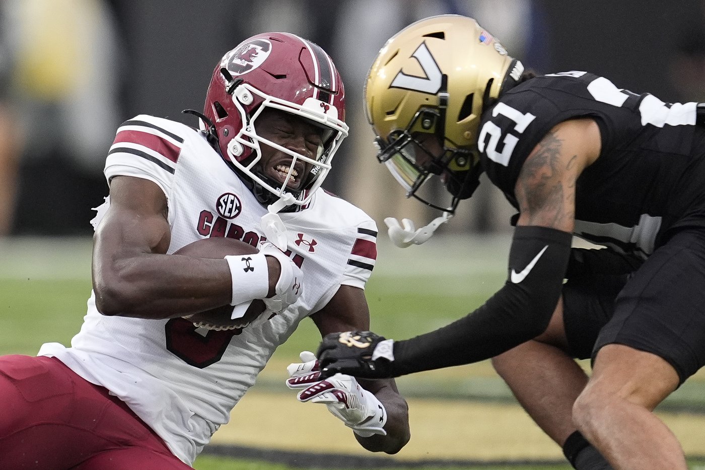 Raheim Sanders scores 3 TDs as South Carolina beats No. 24 Vanderbilt 28-7 | iNFOnews.ca Raheim Sanders scores 3 TDs as South Carolina beats No. 24 Vanderbilt 28-7 | iNFOnews.ca