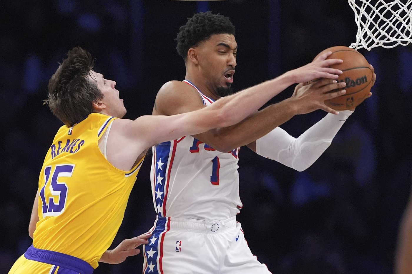 LeBron has his 114th triple-double in the Lakers' 116-106 win over the slumping 76ers | iNFOnews.ca LeBron has his 114th triple-double in the Lakers' 116-106 win over the slumping 76ers | iNFOnews.ca