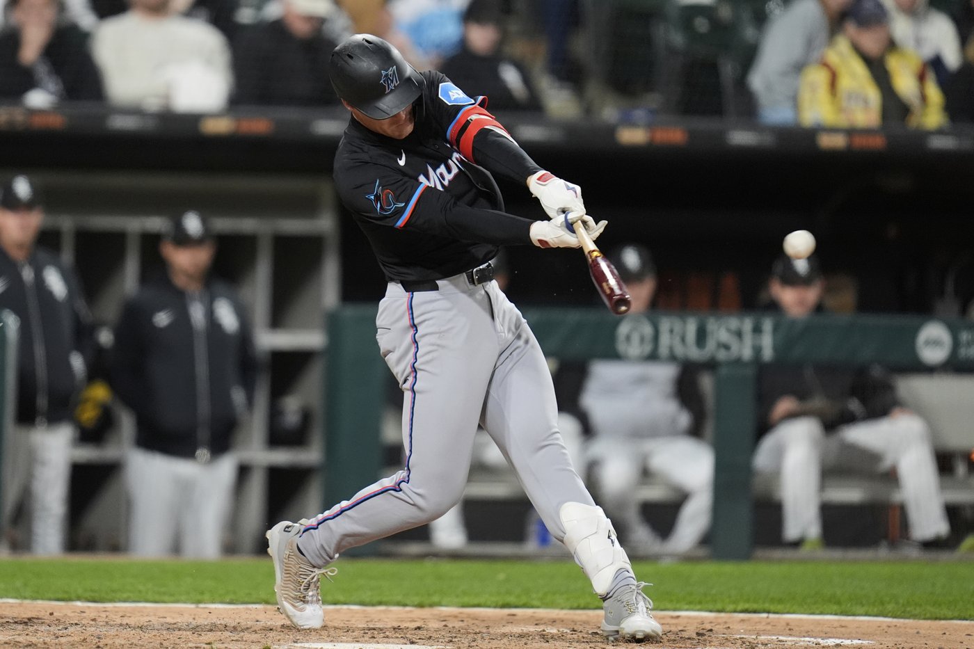 Wagaman breaks tie in 8th with 2-run triple to lift Marlins over White Sox 3-1 | iNFOnews.ca Wagaman breaks tie in 8th with 2-run triple to lift Marlins over White Sox 3-1 | iNFOnews.ca