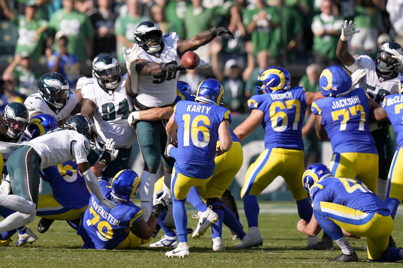 Rams build big lead over Eagles, then blow it - with kicker Joshua Karty a big part of both | iNFOnews.ca