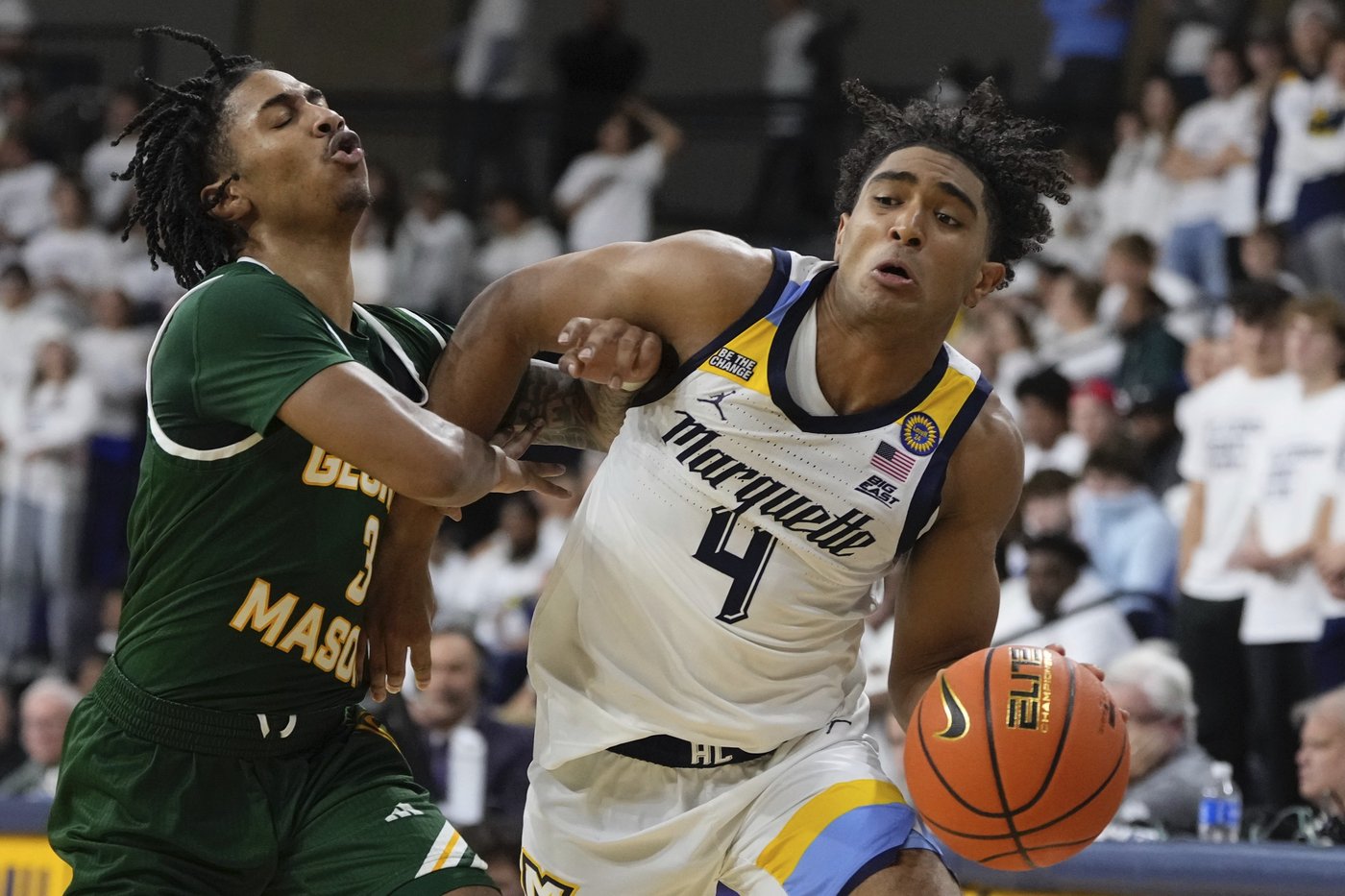 No. 18 Marquette beats George Mason 82-63 in front of all-student crowd on campus | iNFOnews.ca No. 18 Marquette beats George Mason 82-63 in front of all-student crowd on campus | iNFOnews.ca