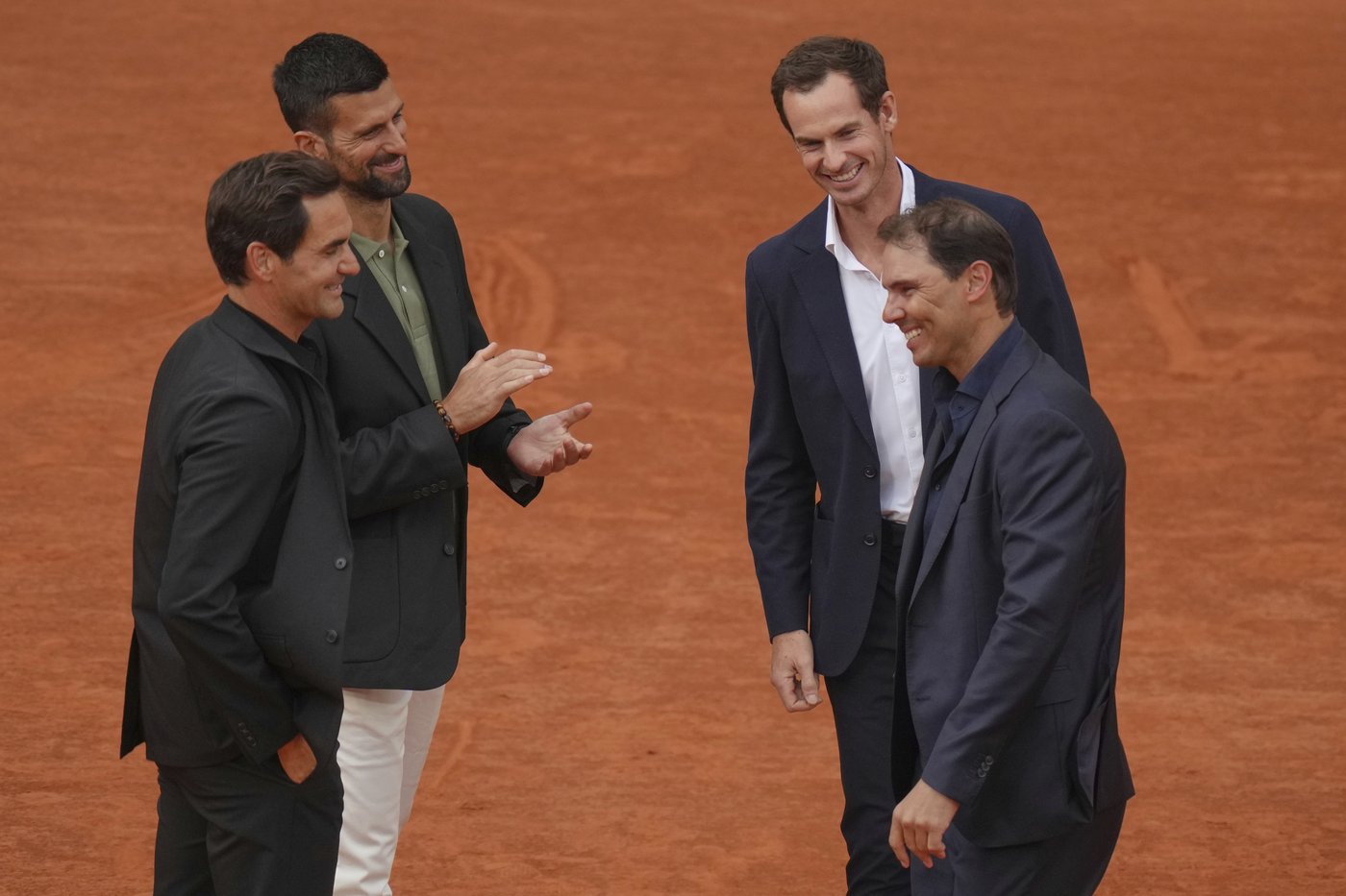 French Open: Roger Federer, Novak Djokovic and Andy Murray join the ceremony for Rafael Nadal | iNFOnews.ca French Open: Roger Federer, Novak Djokovic and Andy Murray join the ceremony for Rafael Nadal | iNFOnews.ca