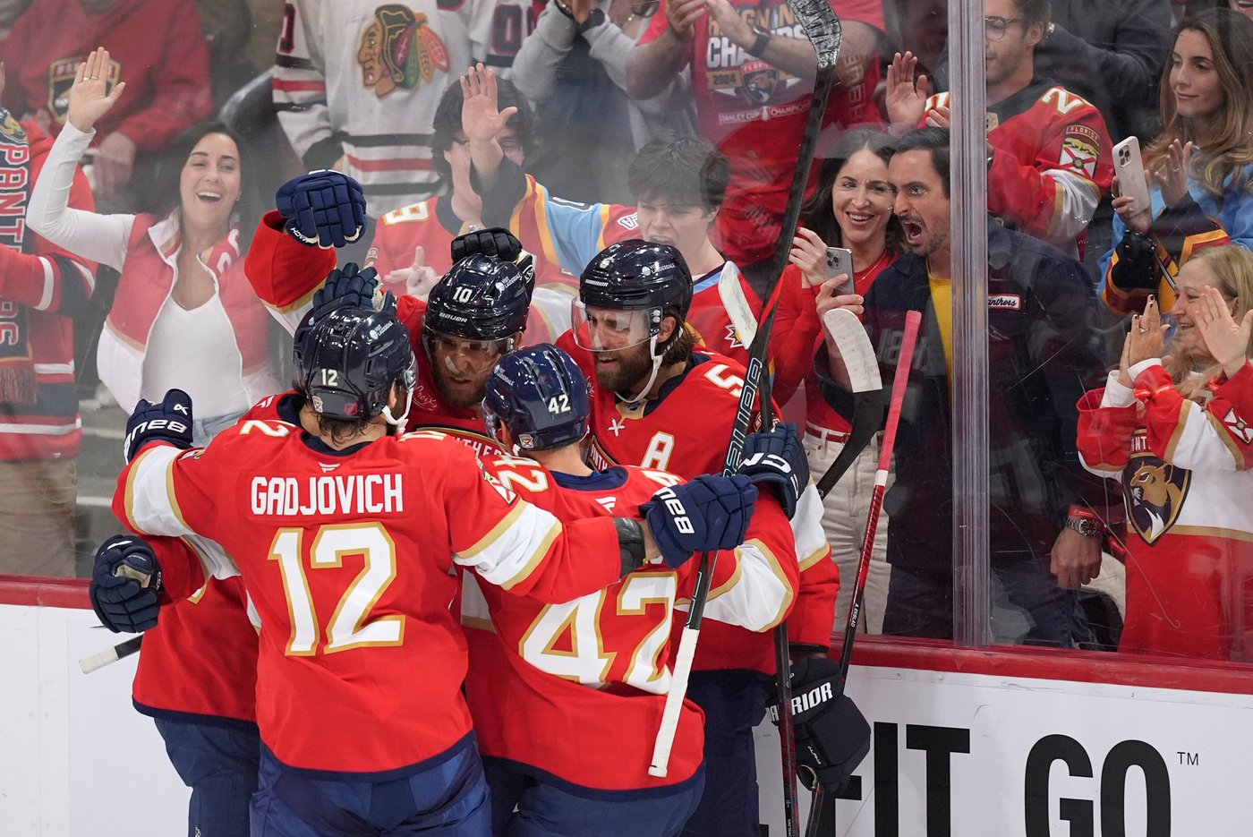 Boqvist scores go-ahead goal as Cup champ Panthers beat Blackhawks 3-2 on banner-raising night | iNFOnews.ca Boqvist scores go-ahead goal as Cup champ Panthers beat Blackhawks 3-2 on banner-raising night | iNFOnews.ca