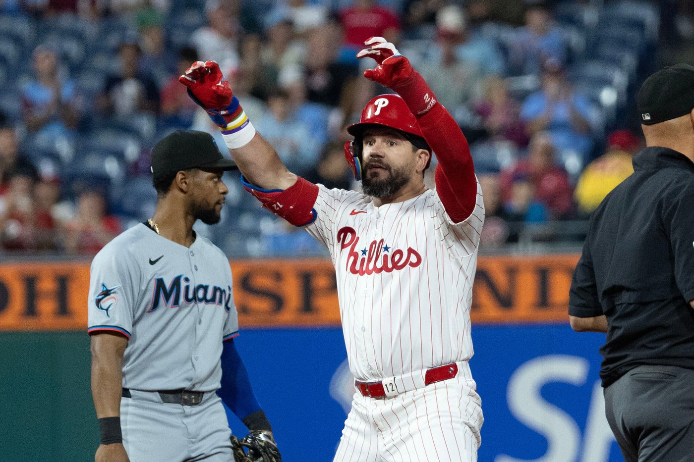 Schwarber pads NL homer lead with Nos. 55 and 56 in Phillies' blowout victory | iNFOnews.ca Schwarber pads NL homer lead with Nos. 55 and 56 in Phillies' blowout victory | iNFOnews.ca
