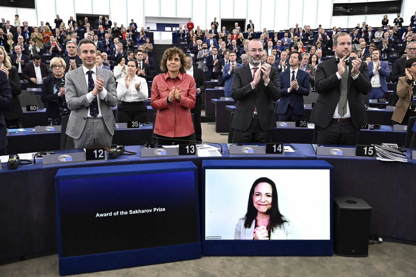 Venezuelan opposition leaders receive the European Union’s top human rights honor | iNFOnews.ca Venezuelan opposition leaders receive the European Union’s top human rights honor | iNFOnews.ca