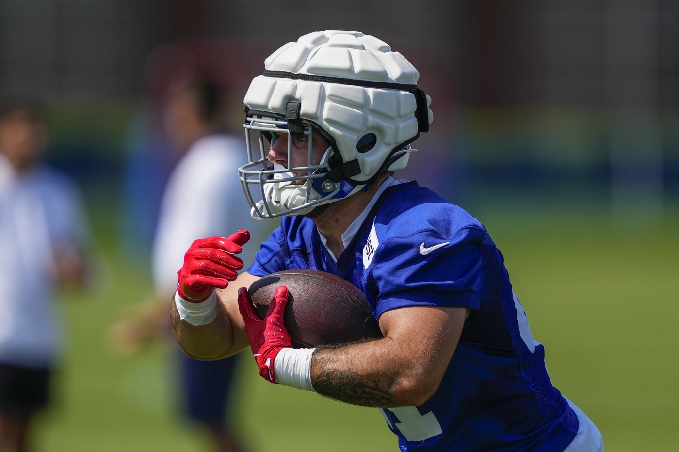 Cam Skattebo remains out of Giants training camp as New York's injuries on offense pile up | iNFOnews.ca