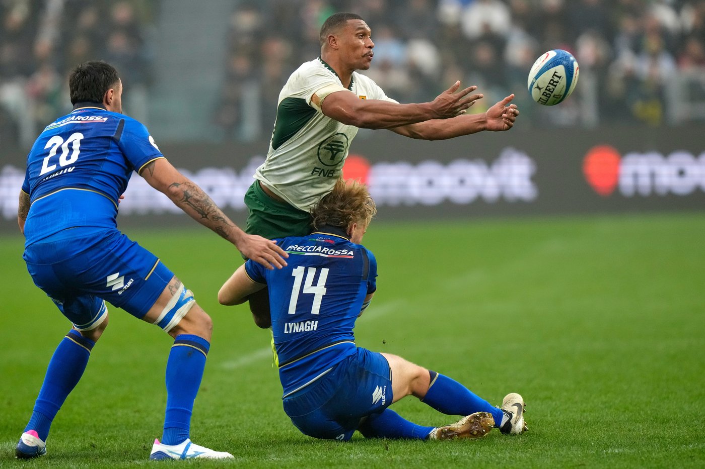 South Africa's resilience shines as red card absorbed in win over Italy in Turin | iNFOnews.ca