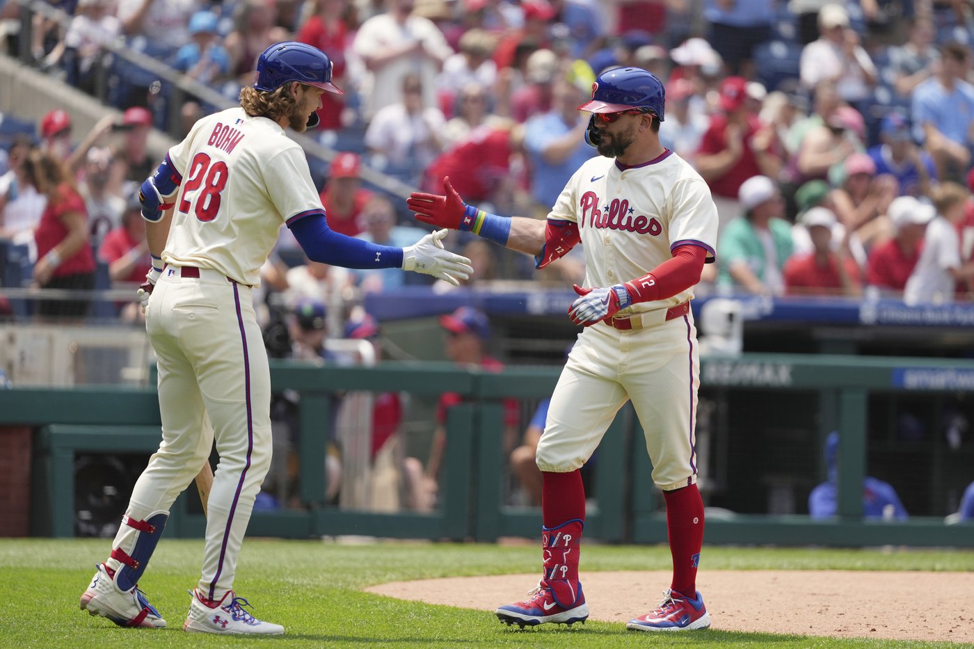 Schwarber and Bohm homer, Luzardo strikes out 10 to lead Phillies past Cubs 7-2 | iNFOnews.ca