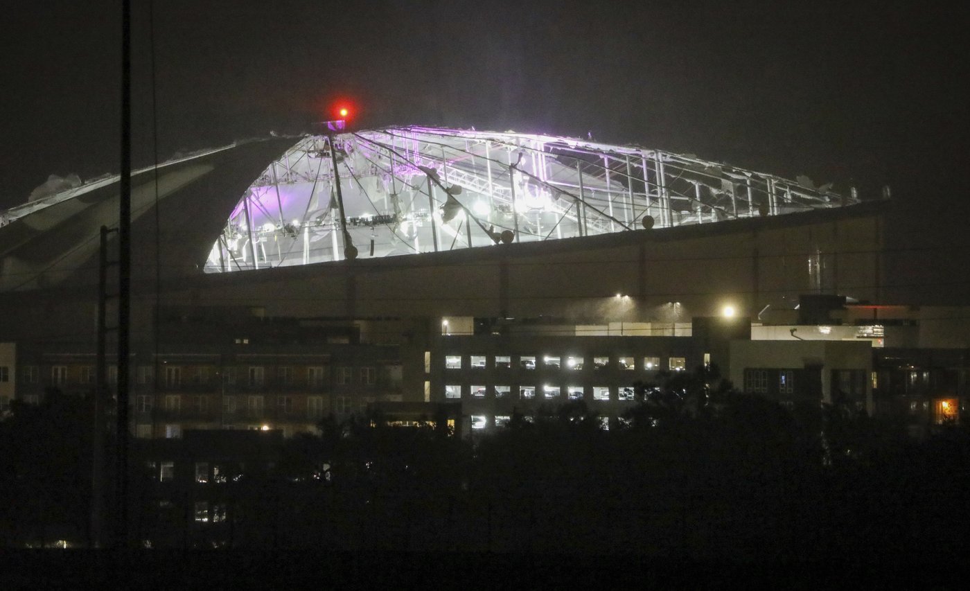 Rays say it may take 'weeks' to fully assess damage at Tropicana Field, after Milton struck region | iNFOnews.ca Rays say it may take 'weeks' to fully assess damage at Tropicana Field, after Milton struck region | iNFOnews.ca