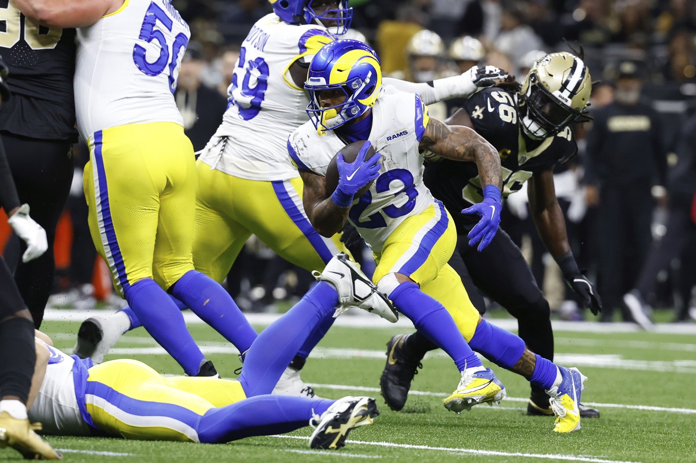 Rams finally ran the ball well in New Orleans, and it kept them in the playoff race | iNFOnews.ca Rams finally ran the ball well in New Orleans, and it kept them in the playoff race | iNFOnews.ca
