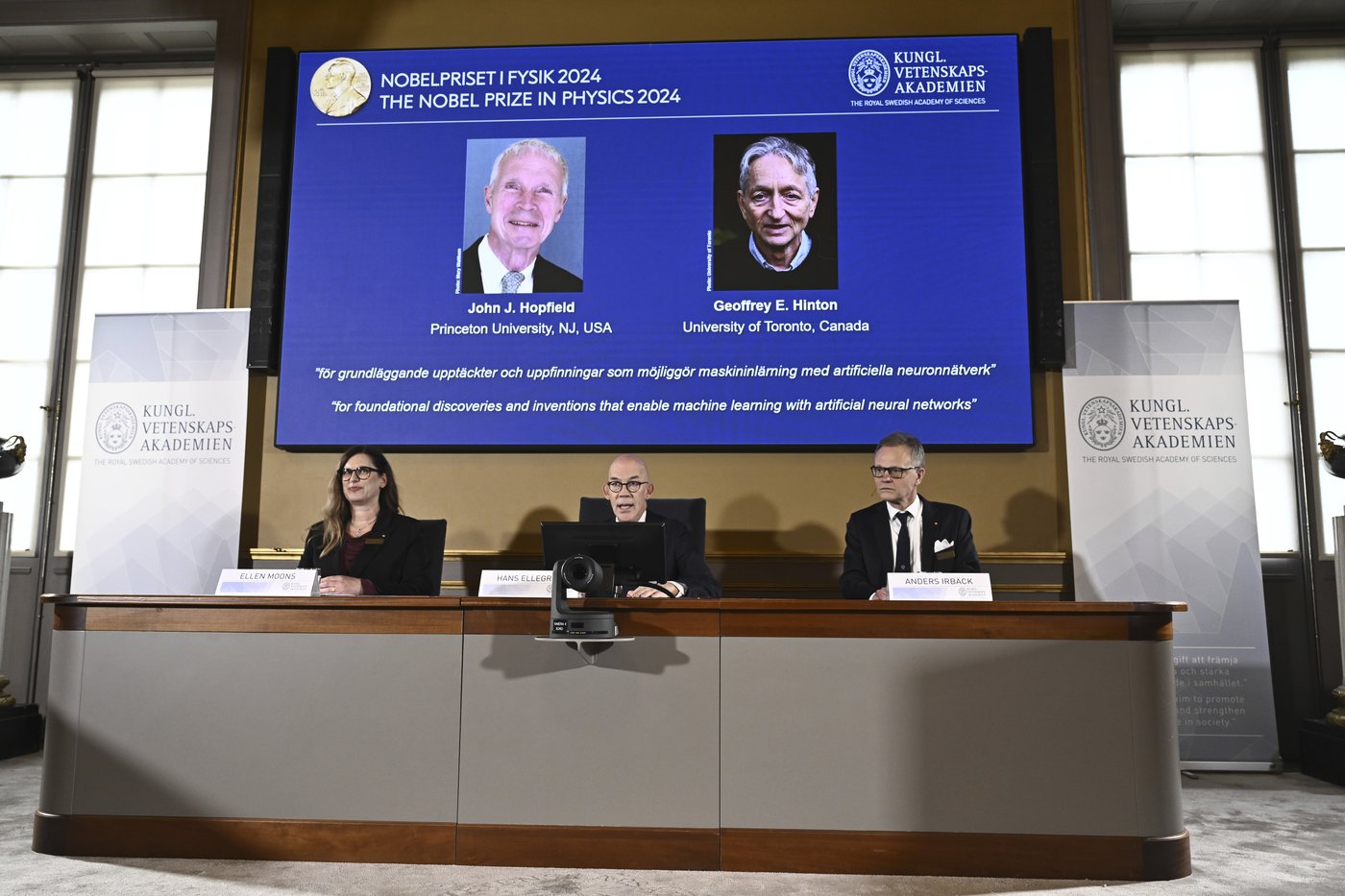 Nobel Prize in physics awarded to 2 scientists for discoveries that enabled machine learning | iNFOnews.ca Nobel Prize in physics awarded to 2 scientists for discoveries that enabled machine learning | iNFOnews.ca