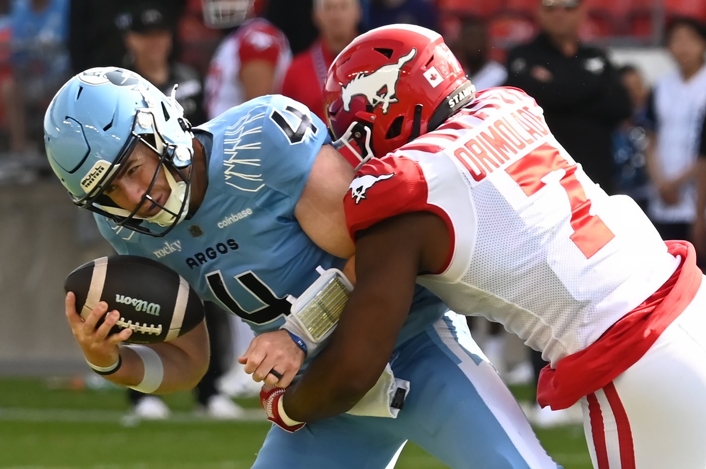 Mill, Adams Jr. score fourth-quarter TDs to lead Stampeders past Argos 29-19 | iNFOnews.ca Mill, Adams Jr. score fourth-quarter TDs to lead Stampeders past Argos 29-19 | iNFOnews.ca
