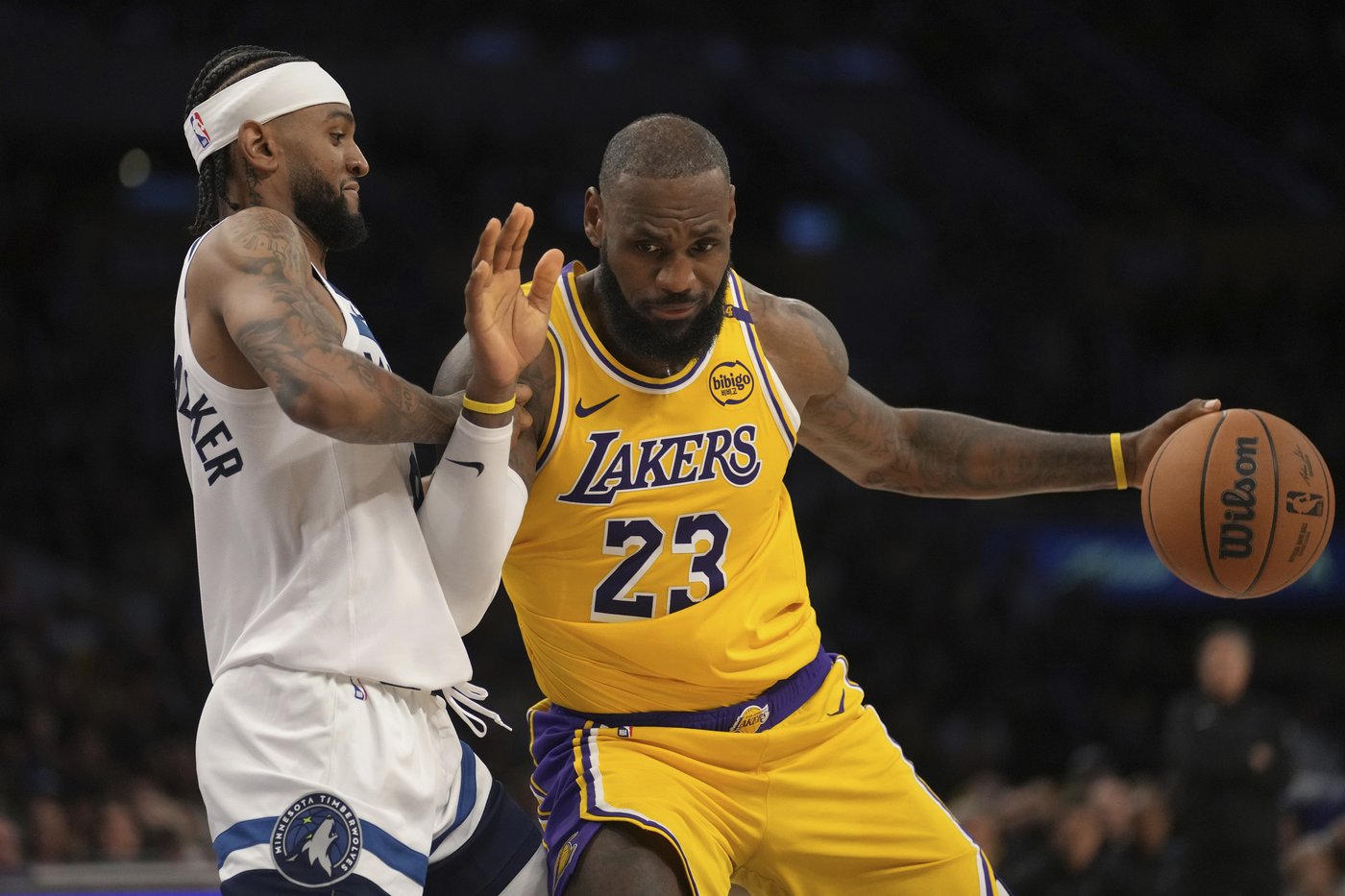 LeBron and Bronny James make NBA history by playing together in Lakers' 110-103 win over Minnesota | iNFOnews.ca
