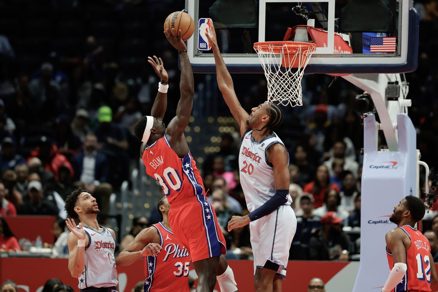 Dowtin scores a career-high 30 points and 76ers snap 12-game skid with 122-103 win over Wizards | iNFOnews.ca Dowtin scores a career-high 30 points and 76ers snap 12-game skid with 122-103 win over Wizards | iNFOnews.ca