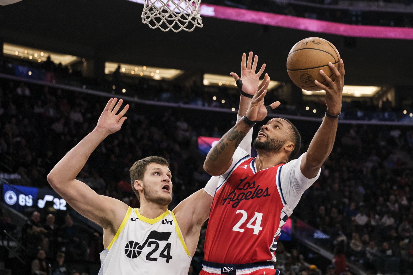 James Harden scores 24 of his 41 points in 1st quarter as Clippers beat Jazz 144-107 | iNFOnews.ca