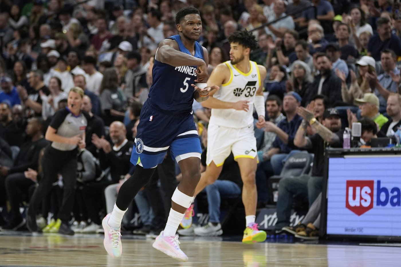 Timberwolves secure playoff spot with 116-105 win over Jazz behind 43 points from Anthony Edwards | iNFOnews.ca Timberwolves secure playoff spot with 116-105 win over Jazz behind 43 points from Anthony Edwards | iNFOnews.ca