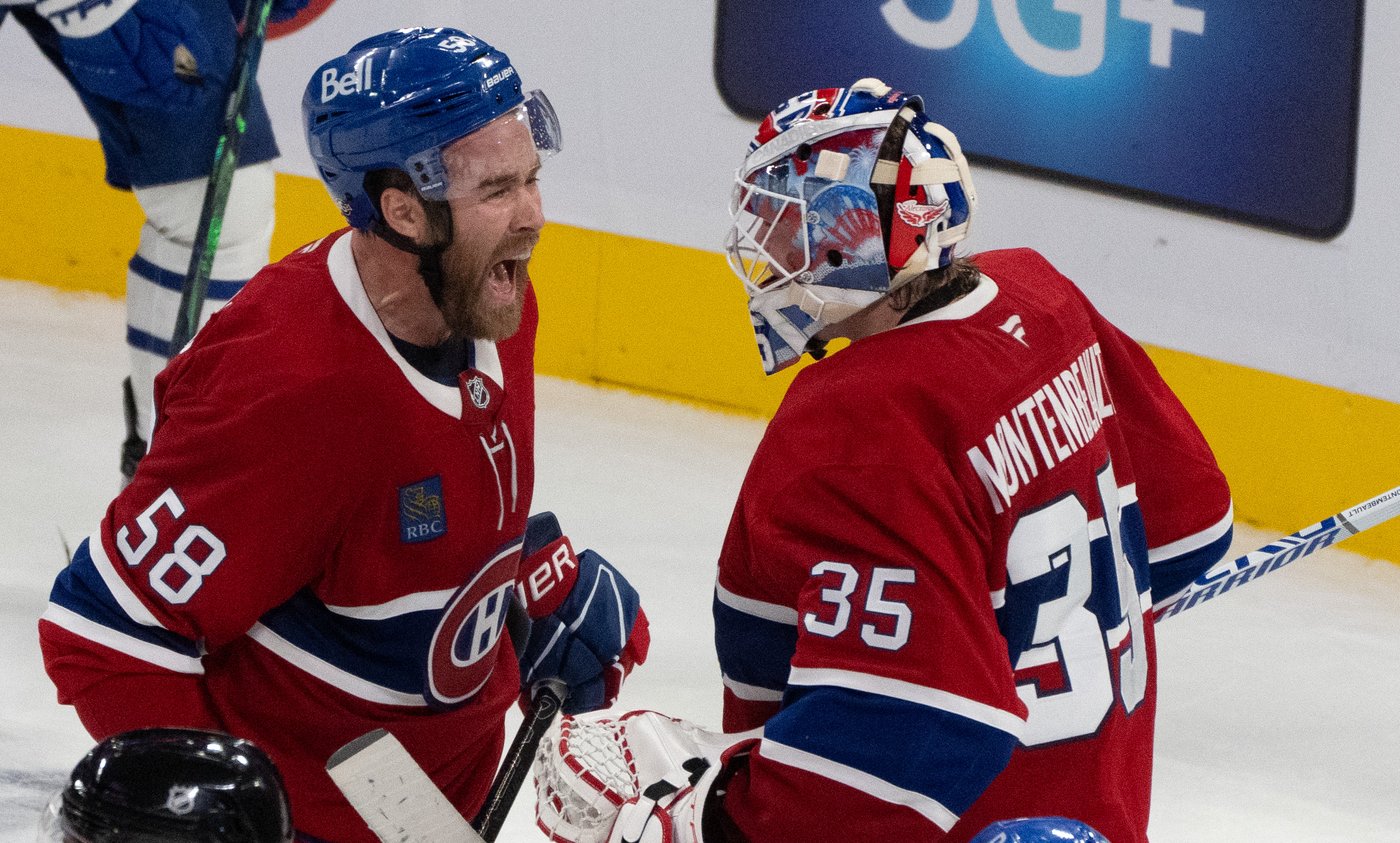 Montembeault shows he's up to the task as Canadiens' No. 1 in season-opening win | iNFOnews.ca Montembeault shows he's up to the task as Canadiens' No. 1 in season-opening win | iNFOnews.ca
