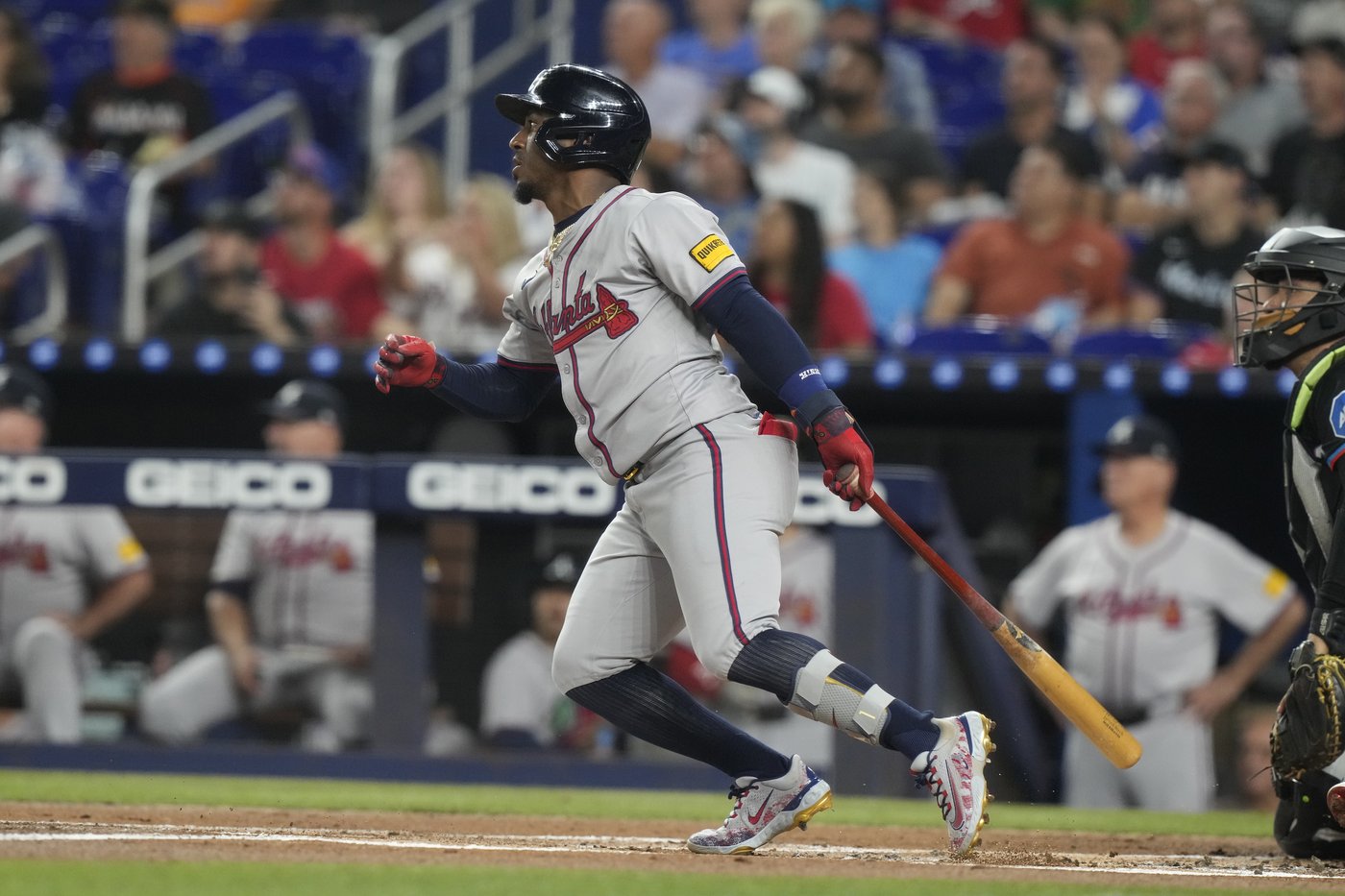 Atlanta's Ozzie Albies held hitless vs. Marlins in his return from a broken wrist | iNFOnews.ca