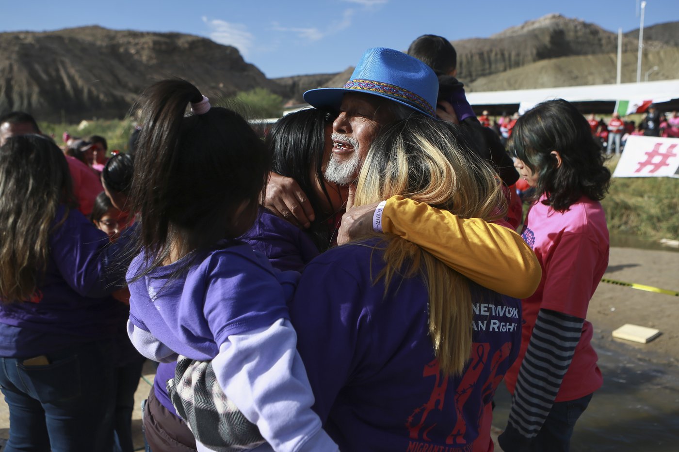 Nearly 200 families separated by US-Mexico border reunite briefly in annual event | iNFOnews.ca