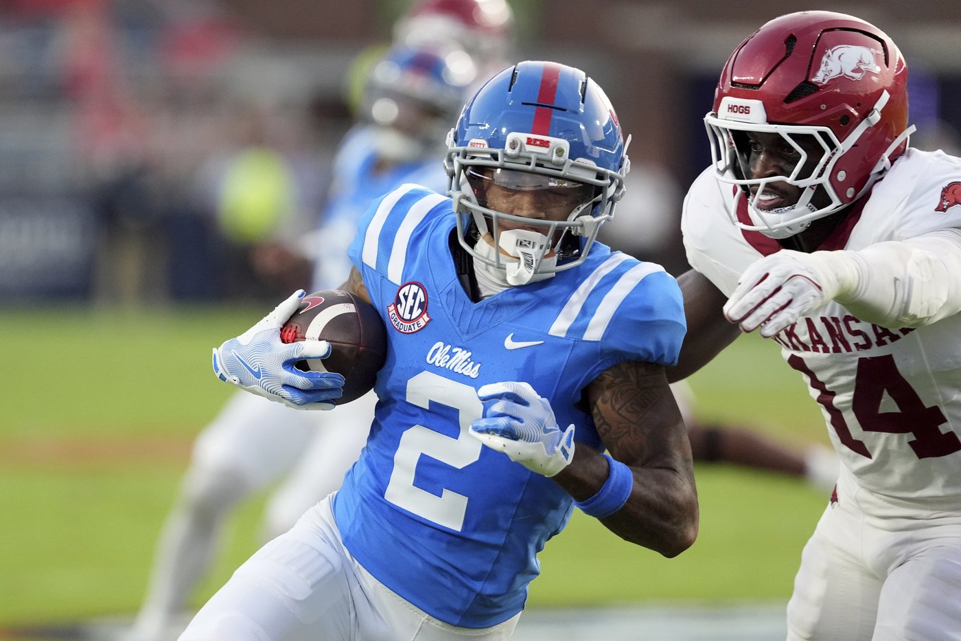 Backup QB Trinidad Chambliss shines in surprise start as No. 17 Ole Miss outlasts Arkansas 41-35 | iNFOnews.ca Backup QB Trinidad Chambliss shines in surprise start as No. 17 Ole Miss outlasts Arkansas 41-35 | iNFOnews.ca