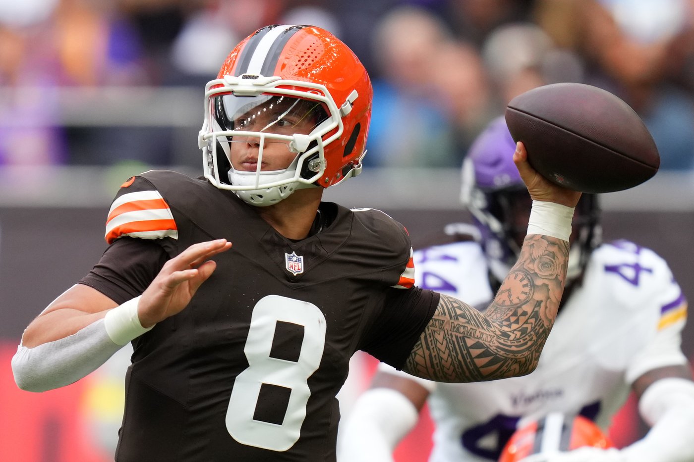 Browns rookie QB Gabriel says 'no moral victories' after 1st NFL start ends in loss to Vikings | iNFOnews.ca Browns rookie QB Gabriel says 'no moral victories' after 1st NFL start ends in loss to Vikings | iNFOnews.ca
