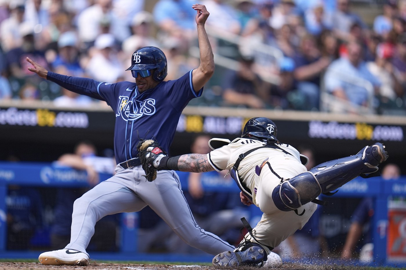 Yandy Díaz's RBI double starts 3-run 10th for Rays in 7-5 win over Twins | iNFOnews.ca