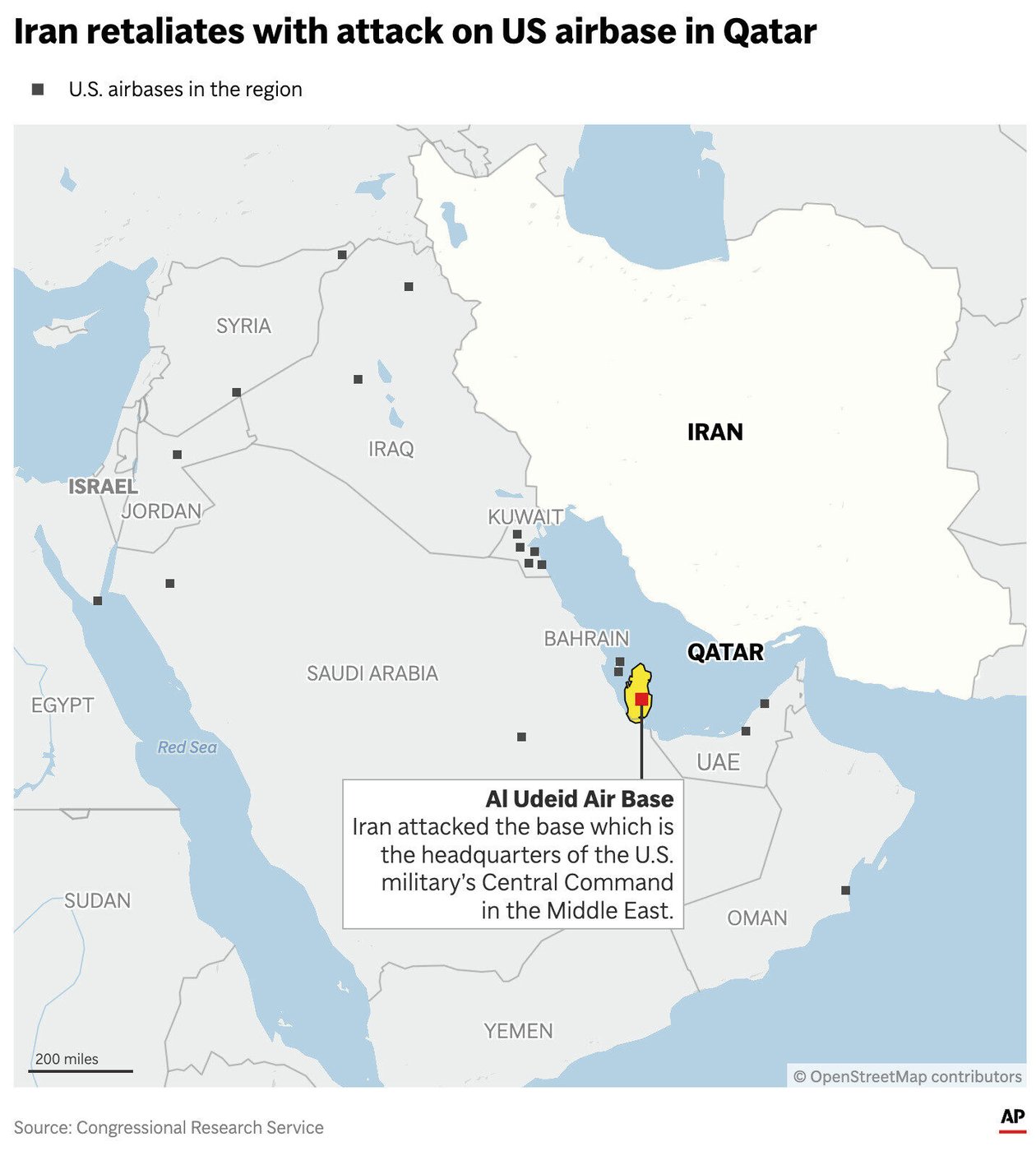 A look at Al Udeid Air Base, the US military site that Iran attacked | iNFOnews.ca A look at Al Udeid Air Base, the US military site that Iran attacked | iNFOnews.ca