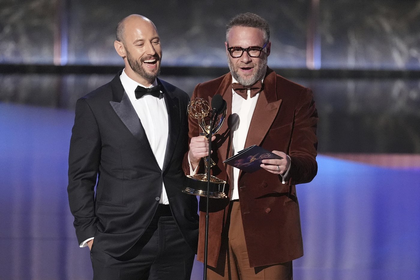 Seth Rogen and Evan Goldberg set Emmy record with comedy wins for 'The Studio' | iNFOnews.ca Seth Rogen and Evan Goldberg set Emmy record with comedy wins for 'The Studio' | iNFOnews.ca