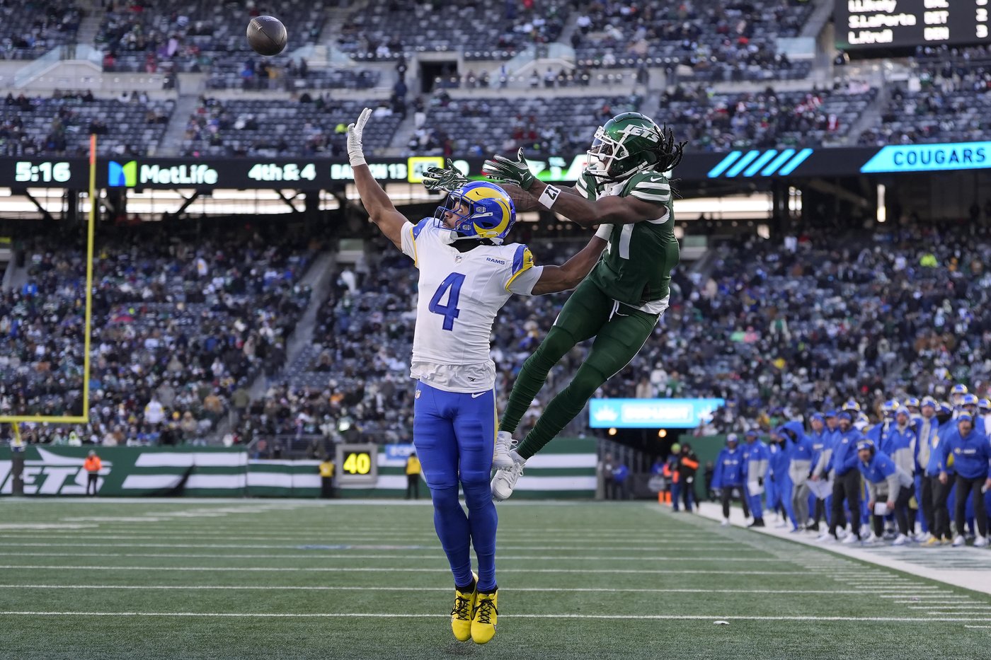 Stafford's TD pass to Higbee after Rodgers' turnover leads Rams past Jets 19-9 | iNFOnews.ca Stafford's TD pass to Higbee after Rodgers' turnover leads Rams past Jets 19-9 | iNFOnews.ca
