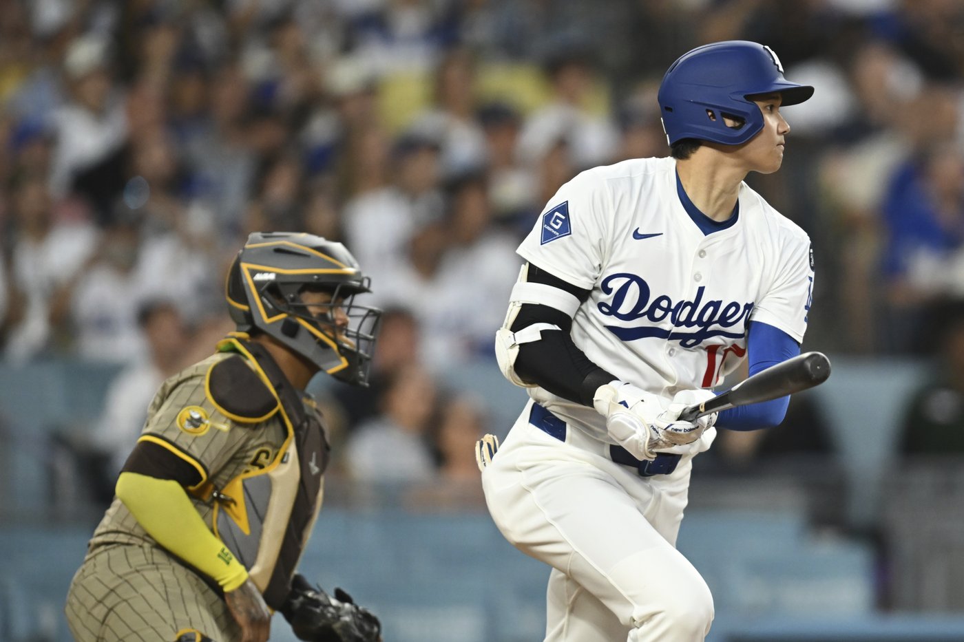 Ohtani gives up a run in pitching debut for Dodgers but shines at plate in 6-3 win over Padres | iNFOnews.ca Ohtani gives up a run in pitching debut for Dodgers but shines at plate in 6-3 win over Padres | iNFOnews.ca
