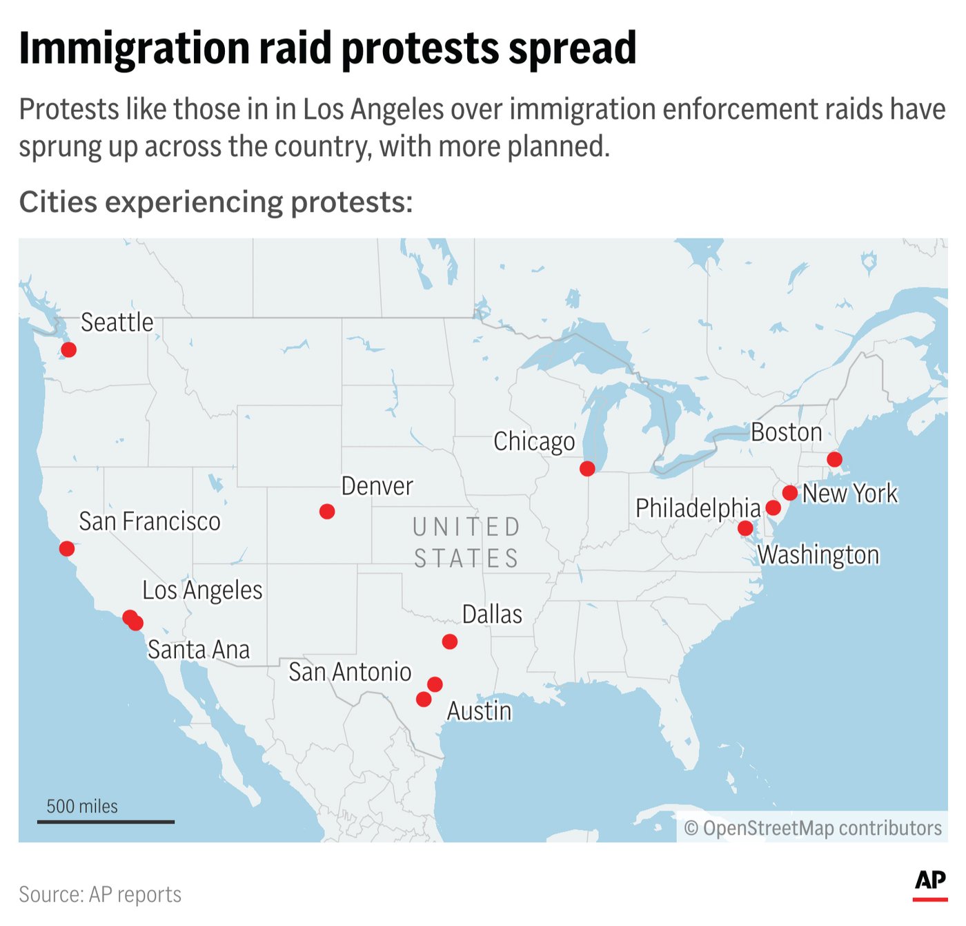 The Latest: Los Angeles police have made nearly 400 arrests and detentions since Saturday | iNFOnews.ca