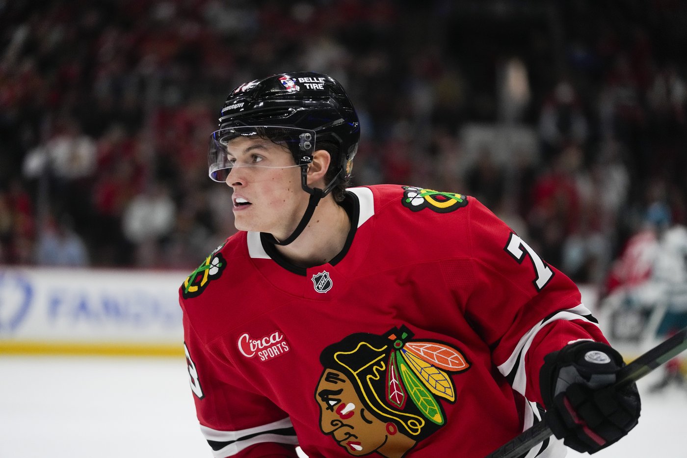 Lukas Reichel makes his season debut for the Blackhawks in win over Sharks | iNFOnews.ca Lukas Reichel makes his season debut for the Blackhawks in win over Sharks | iNFOnews.ca