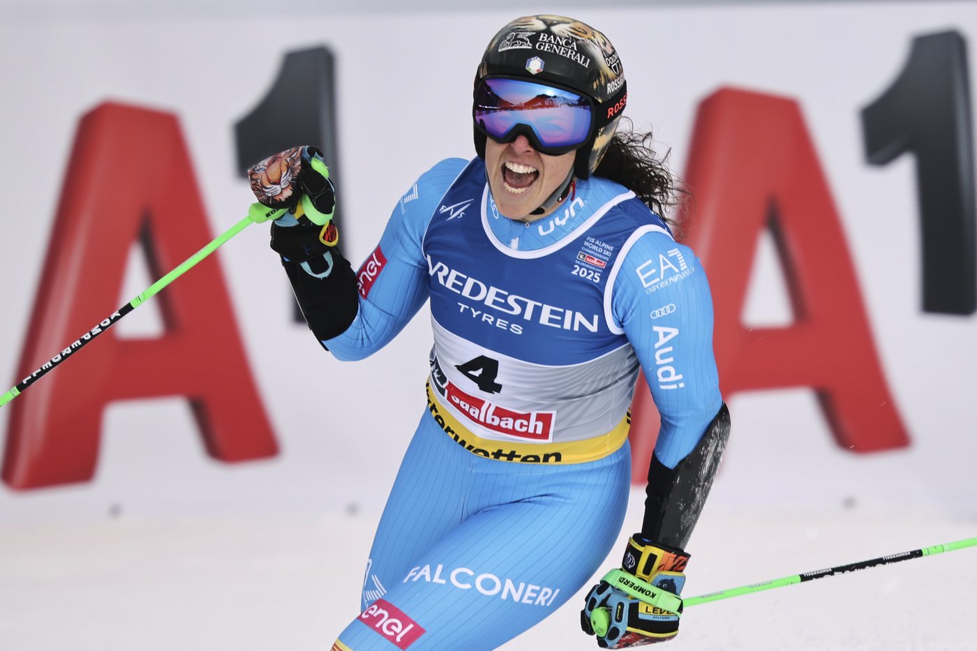 Italian skier Brignone wins the GS at worlds as defending champ Shiffrin skips race | iNFOnews.ca