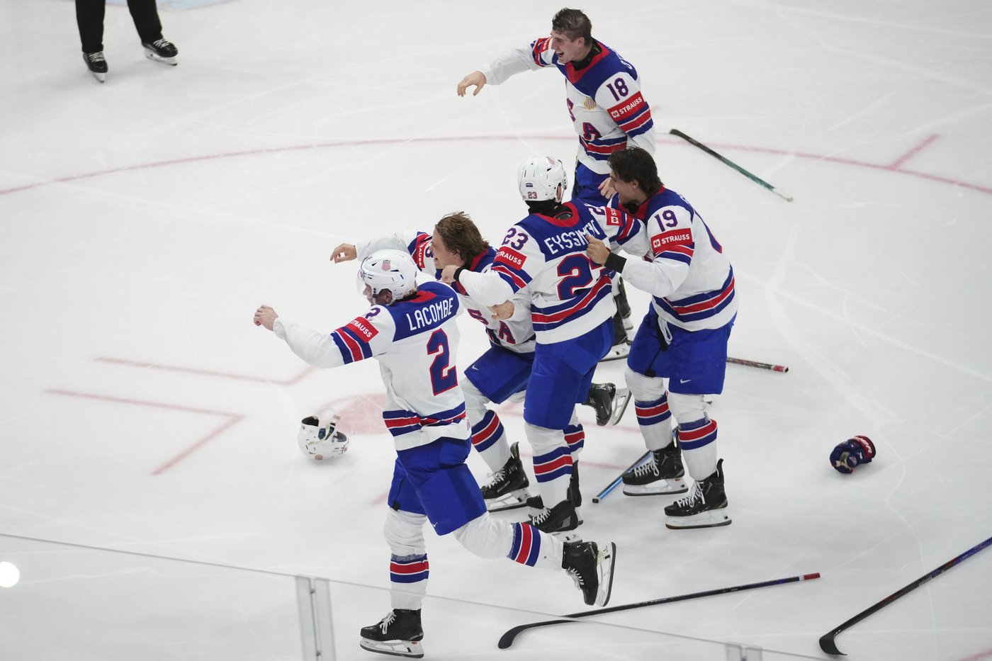 US wins 1st world hockey title since 1933 with 1-0 OT victory over Switzerland | iNFOnews.ca