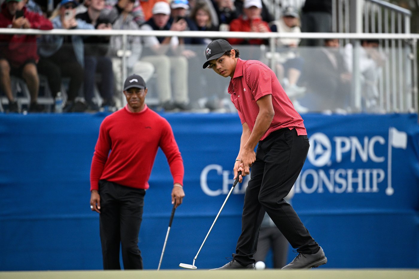 Tiger Woods' son is in the spotlight for a big win. Jack Nicklaus says a tough road lies ahead | iNFOnews.ca