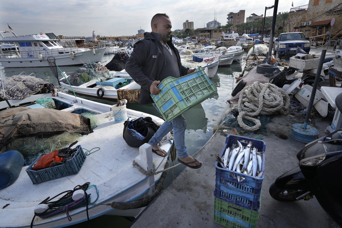 Fishers at a Lebanese port hope ceasefire with Israel means normal life is returning | iNFOnews.ca