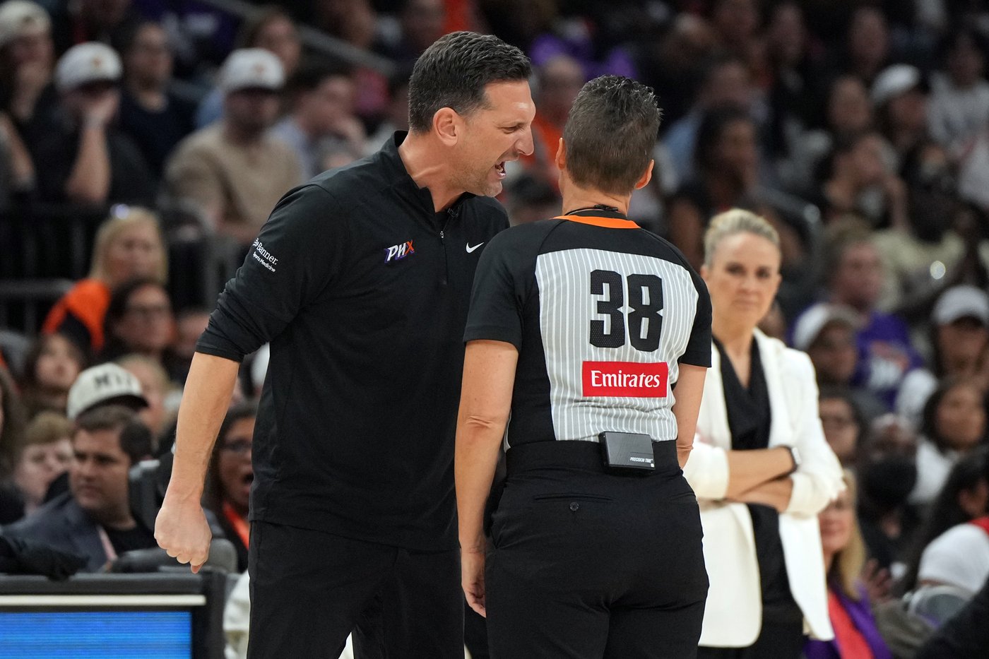Phoenix Mercury coach Nate Tibbetts ejected from WNBA Finals Game 4 after heated argument | iNFOnews.ca