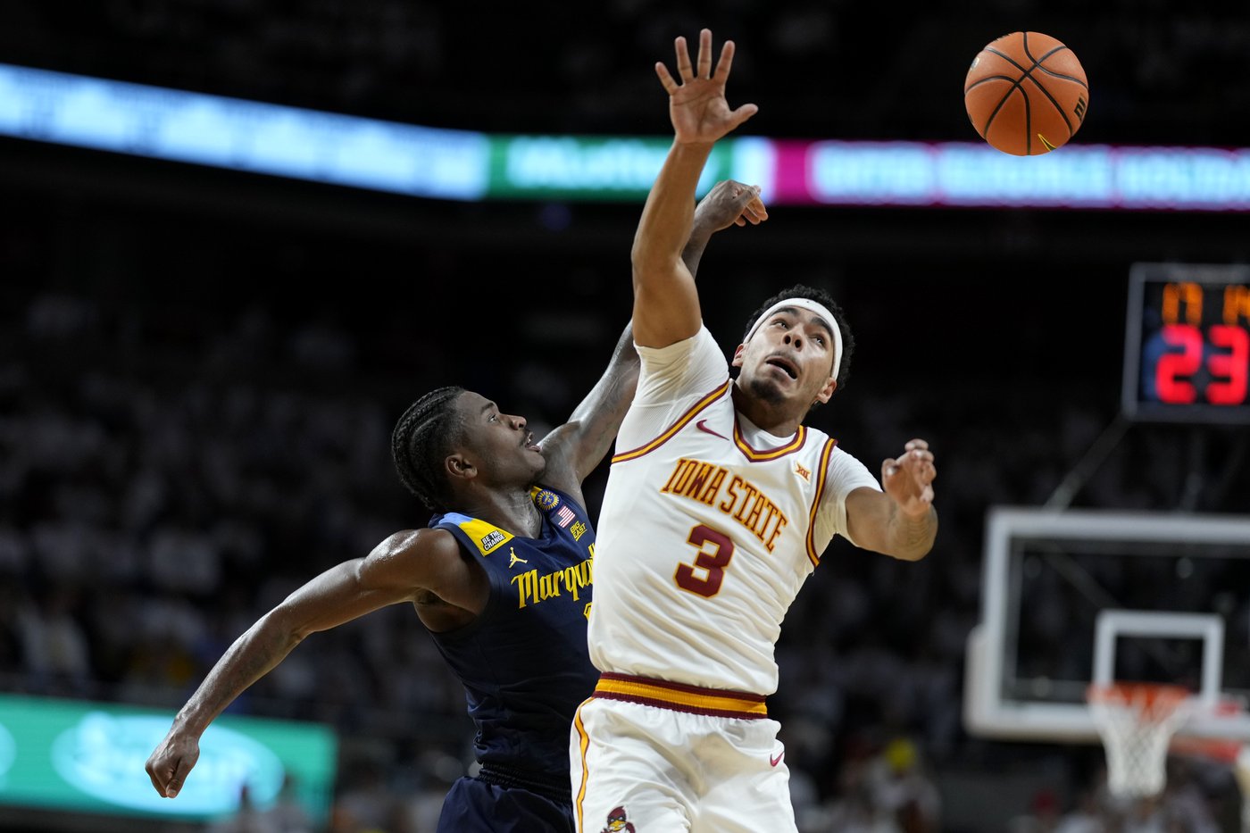 Keshon Gilbert scores 24 points to lead No. 6 Iowa State past No. 5 Marquette 81-70 | iNFOnews.ca Keshon Gilbert scores 24 points to lead No. 6 Iowa State past No. 5 Marquette 81-70 | iNFOnews.ca