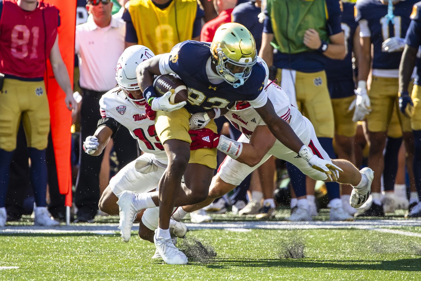 No. 17 Notre Dame shakes off sluggish start in 28-3 win over Miami (Ohio) | iNFOnews.ca No. 17 Notre Dame shakes off sluggish start in 28-3 win over Miami (Ohio) | iNFOnews.ca