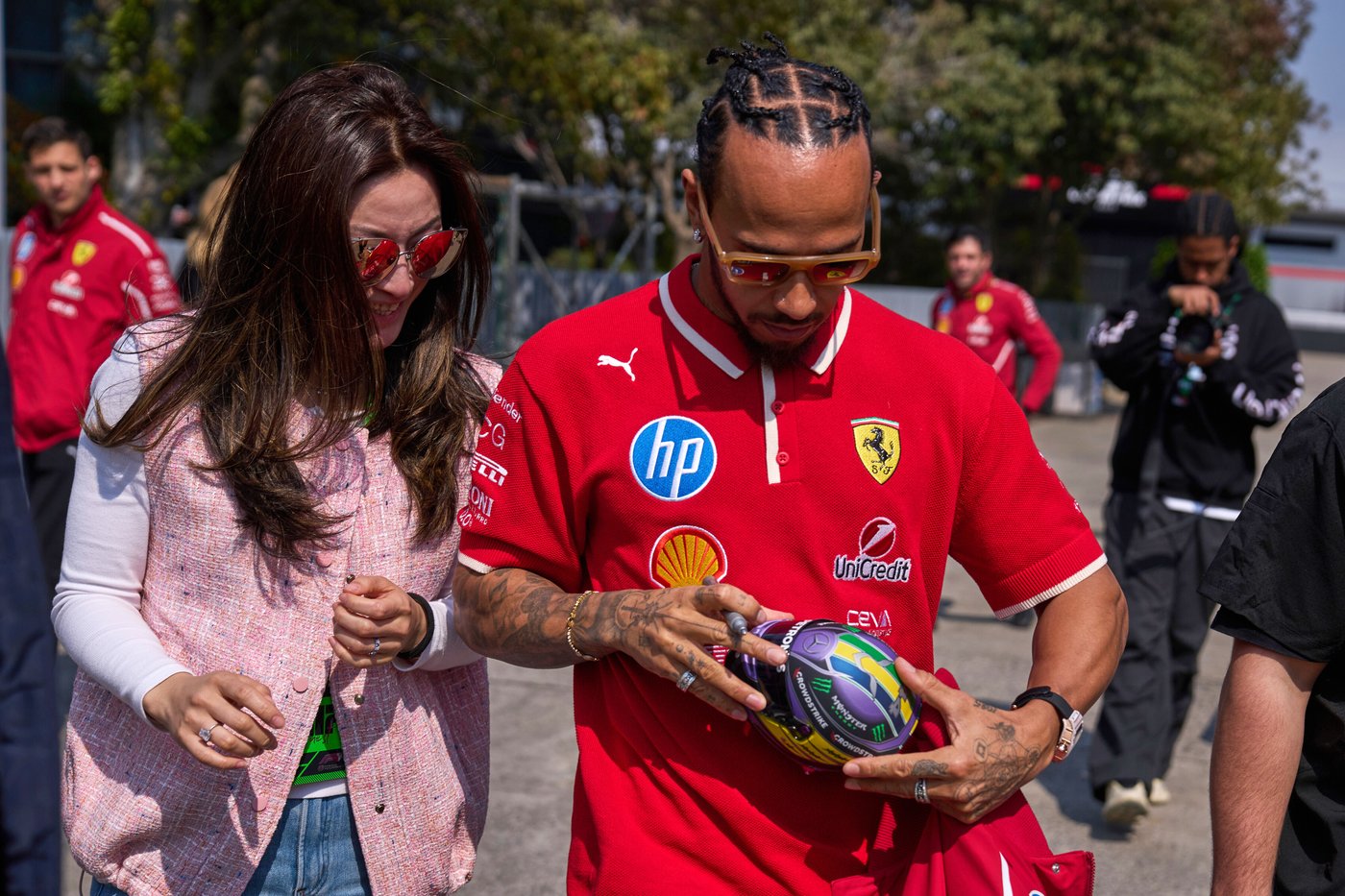 Hamilton dismisses talk of frustration with Ferrari after excessive radio chatter | iNFOnews.ca