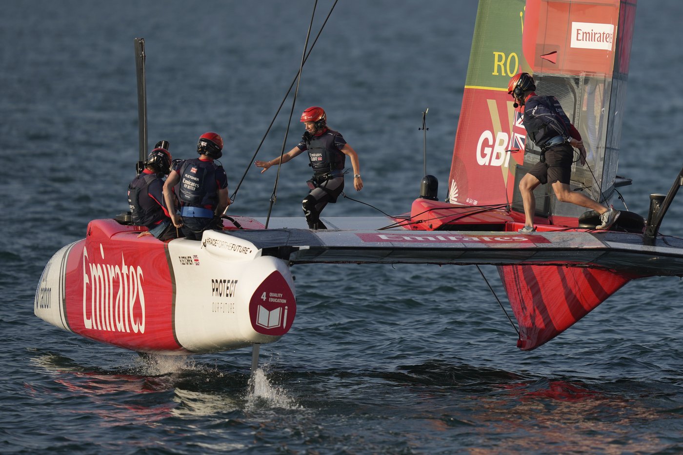 Burling beats the British again, skippering the Black Foils to victory in SailGP's season opener | iNFOnews.ca