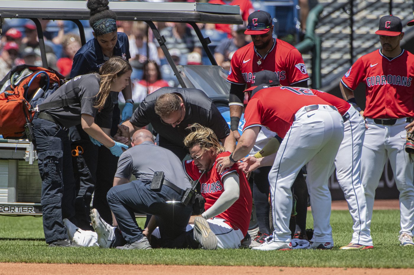 Guardians place Gabriel Arias on IL with ankle sprain, recall Brayan Rocchio from Triple-A | iNFOnews.ca