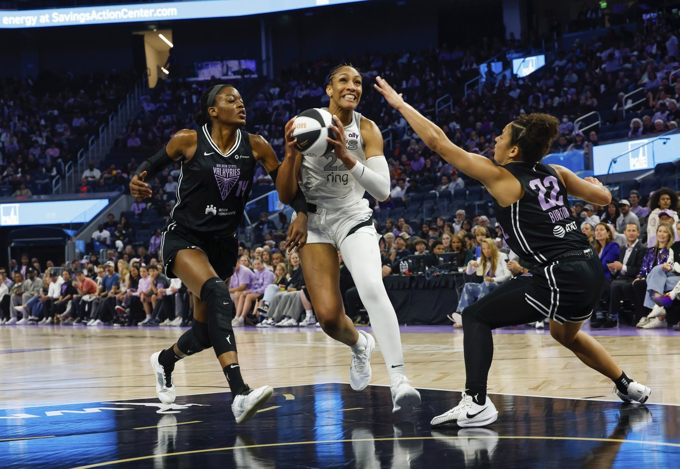A'ja Wilson doubtful for Aces' game against Wings due to head injury | iNFOnews.ca