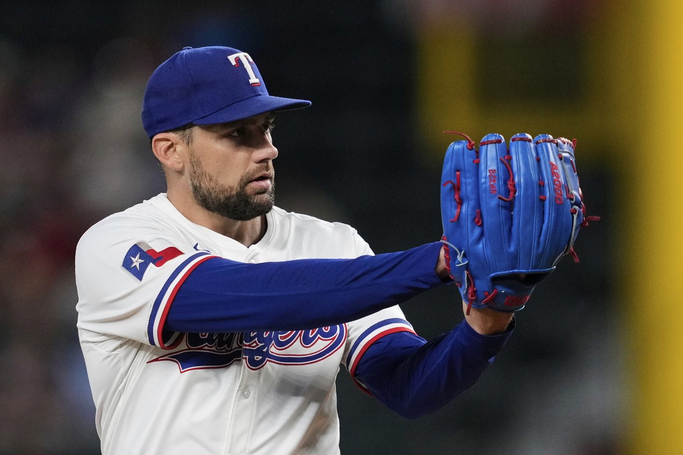 Rangers pitcher Nathan Eovaldi's career-best season likely over because of rotator cuff strain | iNFOnews.ca