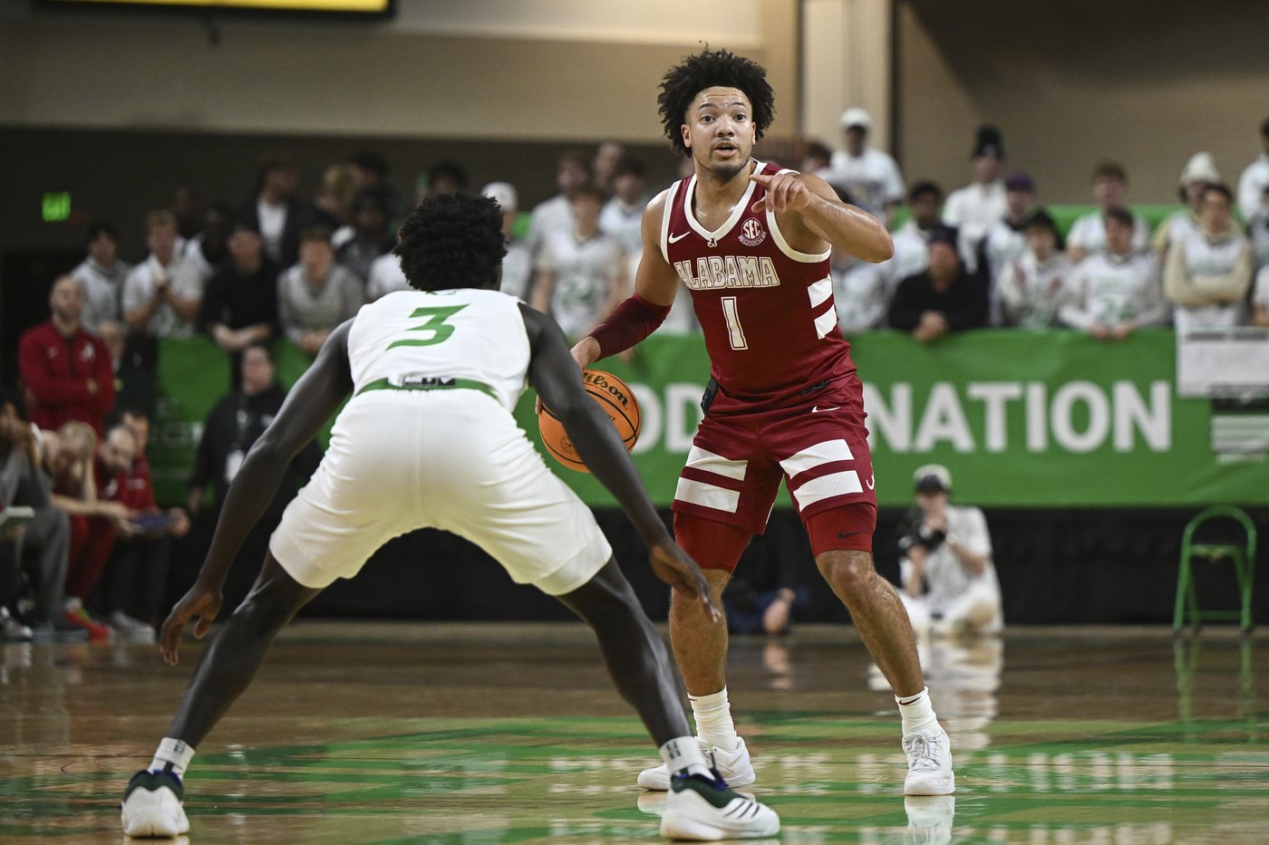 Nelson returns home to help No. 6 Alabama hold off Eaglestaff, North Dakota 97-90 | iNFOnews.ca