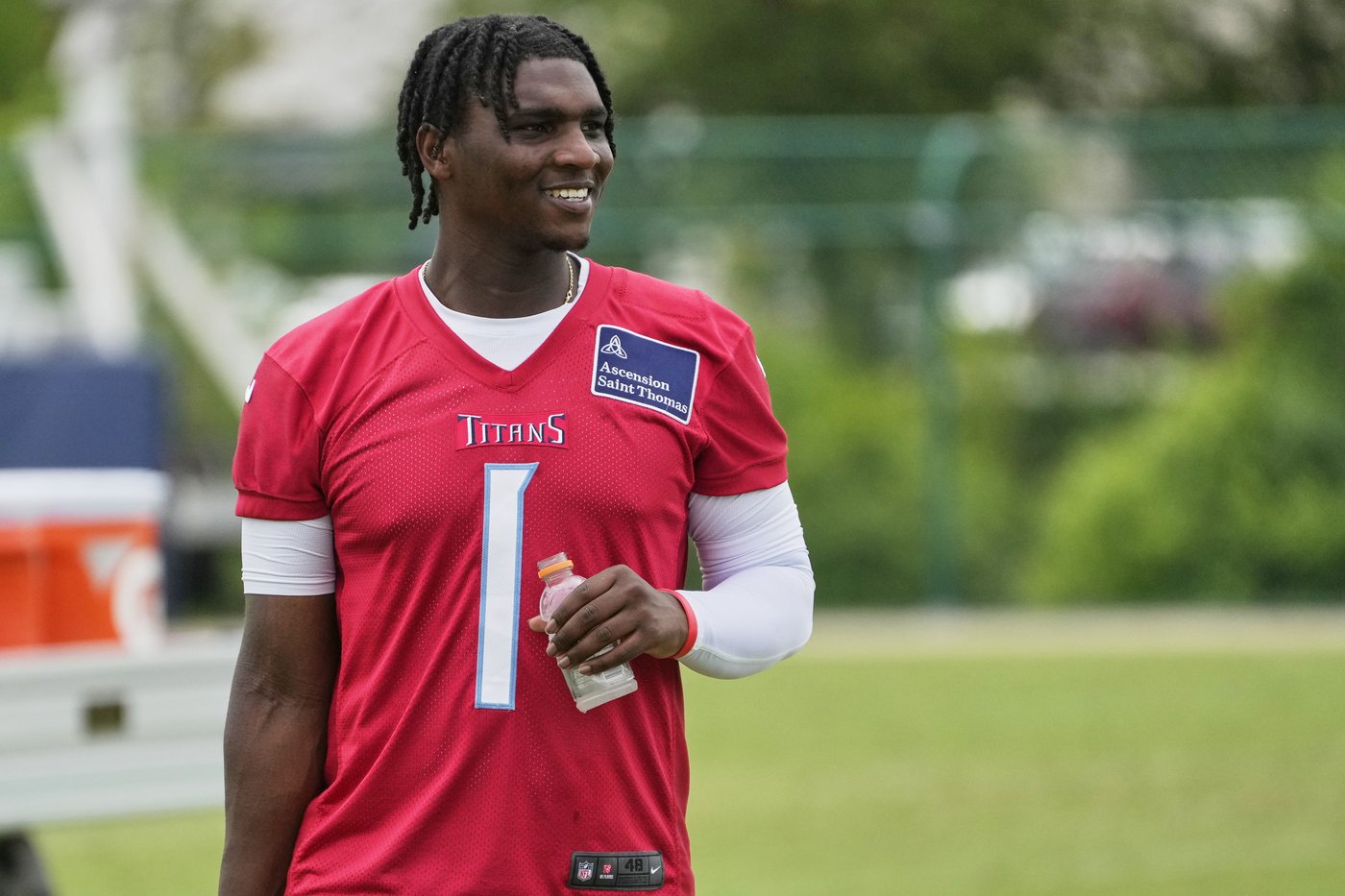 Titans coach Brian Callahan trying to temper expectations for rookie QB Cam Ward | iNFOnews.ca